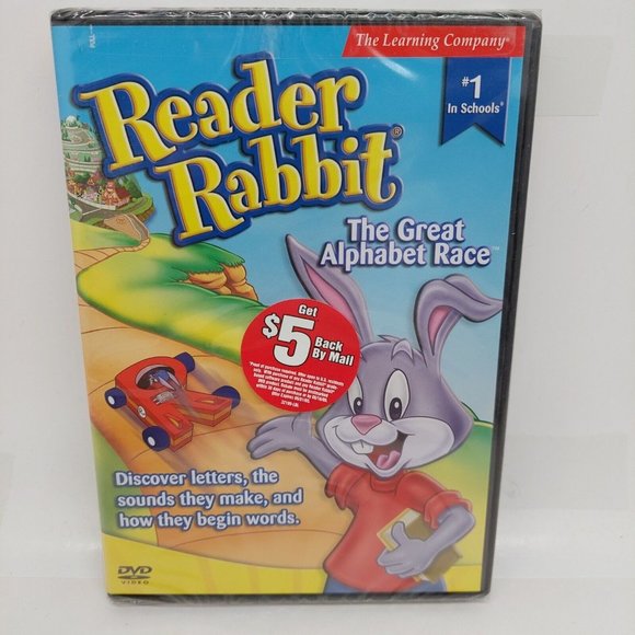 Reader Rabbit The Great Alphabet Race 2004 DVD - Picture 1 of 2